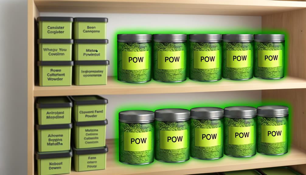 matcha buying and storing