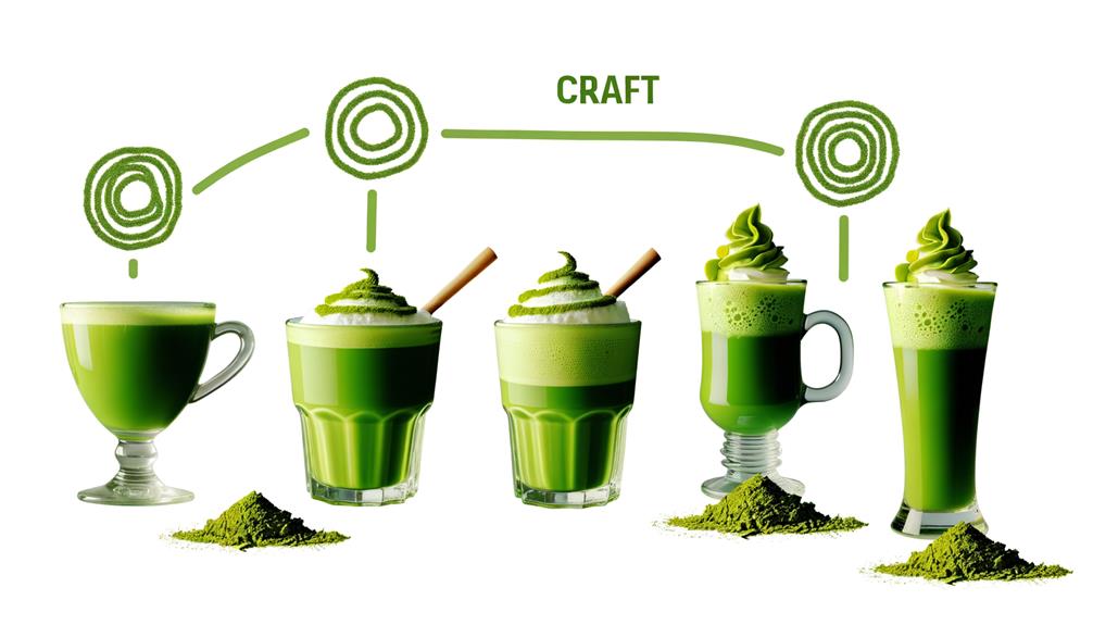 matcha drinks are popular